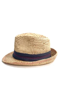 Lola Hats Hats-Tarboush Grosgrain Topstitched Fedora