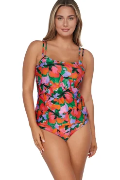 Sunsets Tank|Tankinis-Taylor Underwire Tankini Top (E-H Cup)