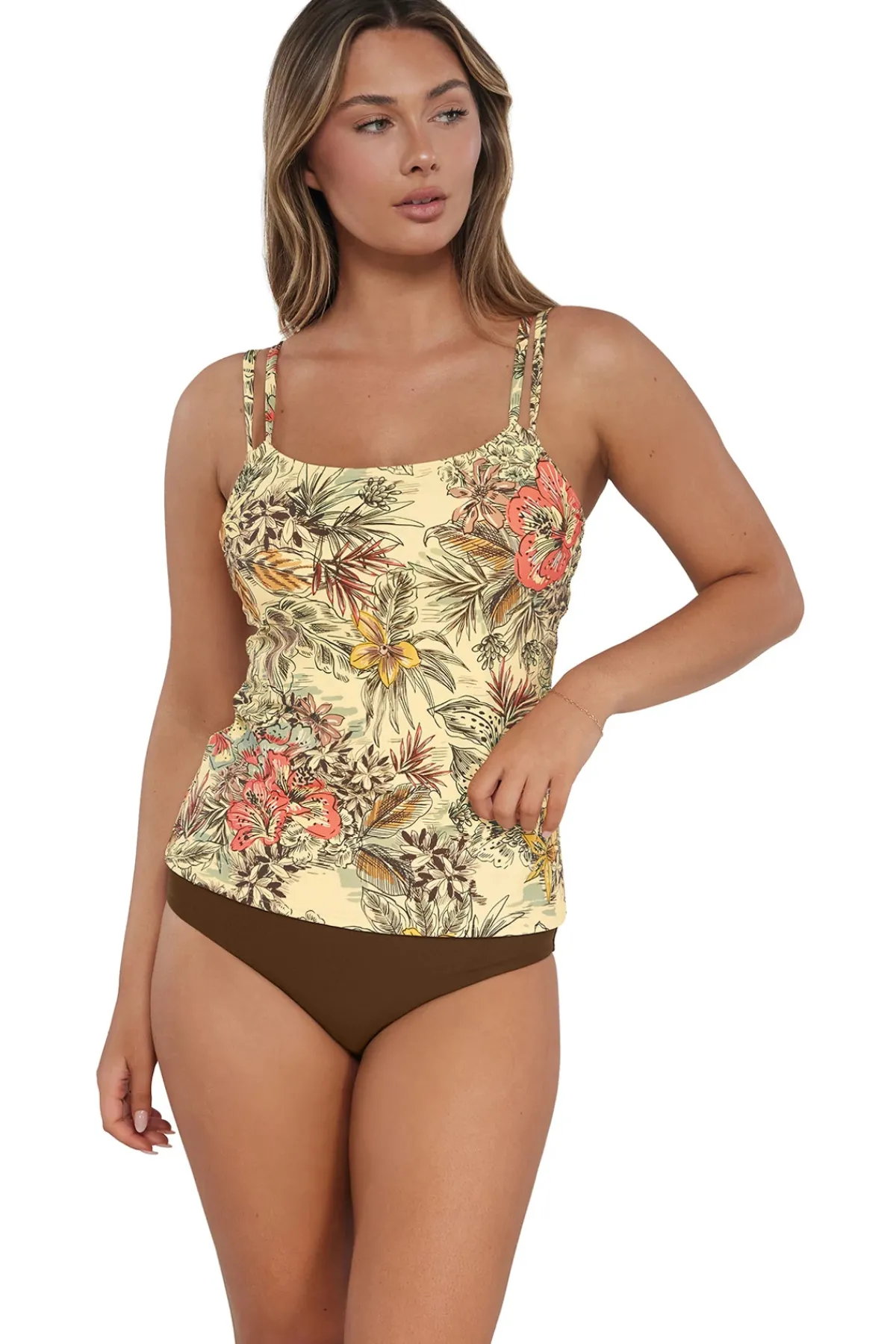 Sunsets Tank|Tankinis-Taylor Underwire Tankini Top (D+ Cup)