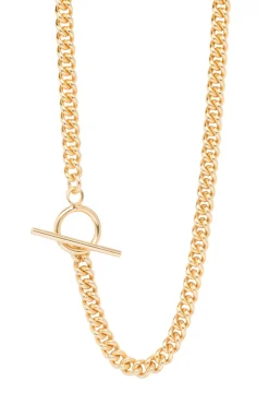 Tilly Sveaas Jewelry-T-Bar Curb Link Necklace