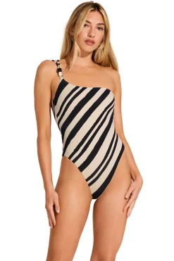 Vitamin A Asymmetrical|High Leg-Terra Asymmetrical One Piece Swimsuit