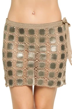 My Beachy Side Bottoms-Terra Crochet Mini Skirt
