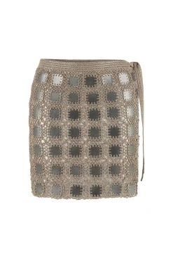 My Beachy Side Bottoms-Terra Crochet Mini Skirt