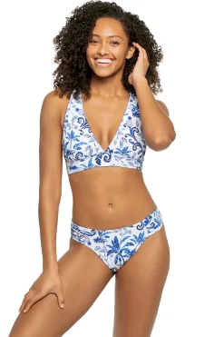 Tommy Bahama Triangle|Bikinis-Terrazzo Tile Reversible Banded Bikini Top