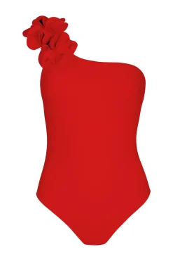 Karla Colletto Asymmetrical|One Pieces-Tess Asymmetrical One Piece Swimsuit