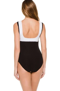 Paula Beachwear Tank|One Pieces-Textured One Piece Swimsuit