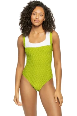 Paula Beachwear Tank|One Pieces-Textured One Piece Swimsuit