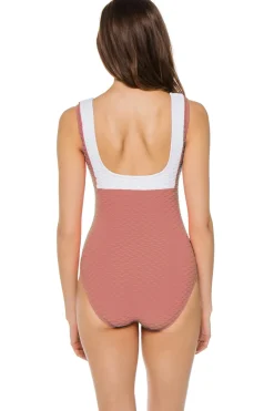 Paula Beachwear Tank|One Pieces-Textured One Piece Swimsuit