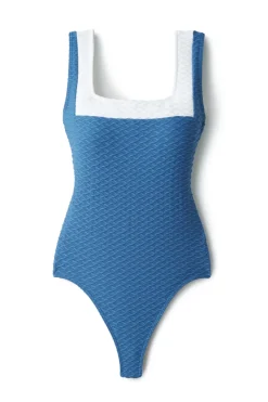 Paula Beachwear Tank|One Pieces-Textured One Piece Swimsuit