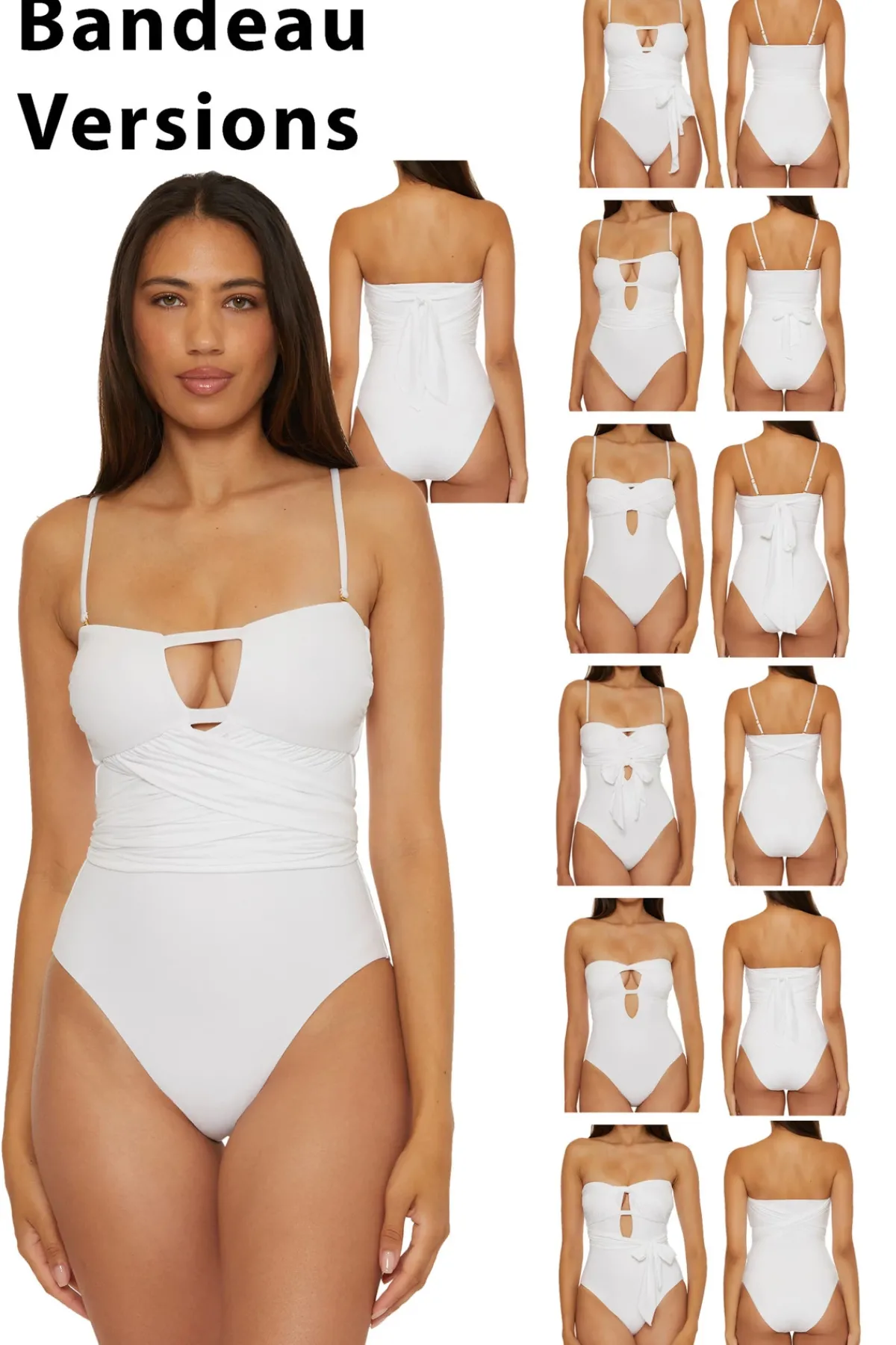 Becca by Rebecca Virtue Asymmetrical|Halter-The Butterfly Multi-Way One Piece Swimsuit
