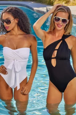 Becca by Rebecca Virtue Asymmetrical|Halter-The Butterfly Multi-Way One Piece Swimsuit