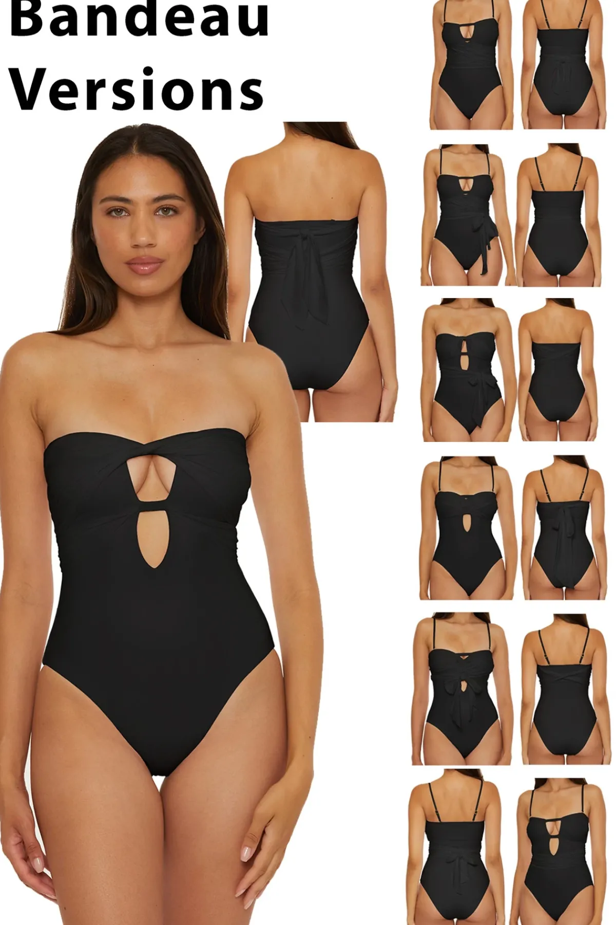 Becca by Rebecca Virtue Asymmetrical|Halter-The Butterfly Multi-Way One Piece Swimsuit