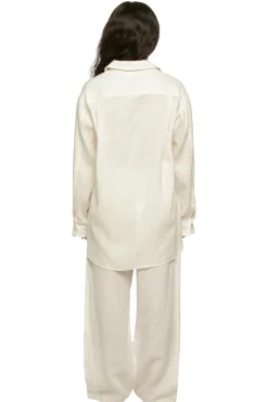 Stillwater Shirt Dresses-The Linen Voile Boy Shirt