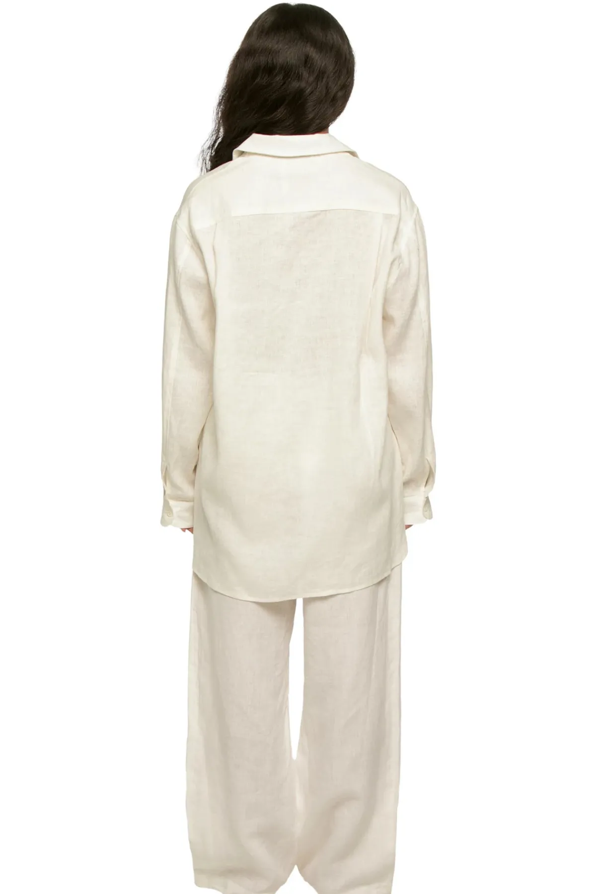 Stillwater Shirt Dresses-The Linen Voile Boy Shirt