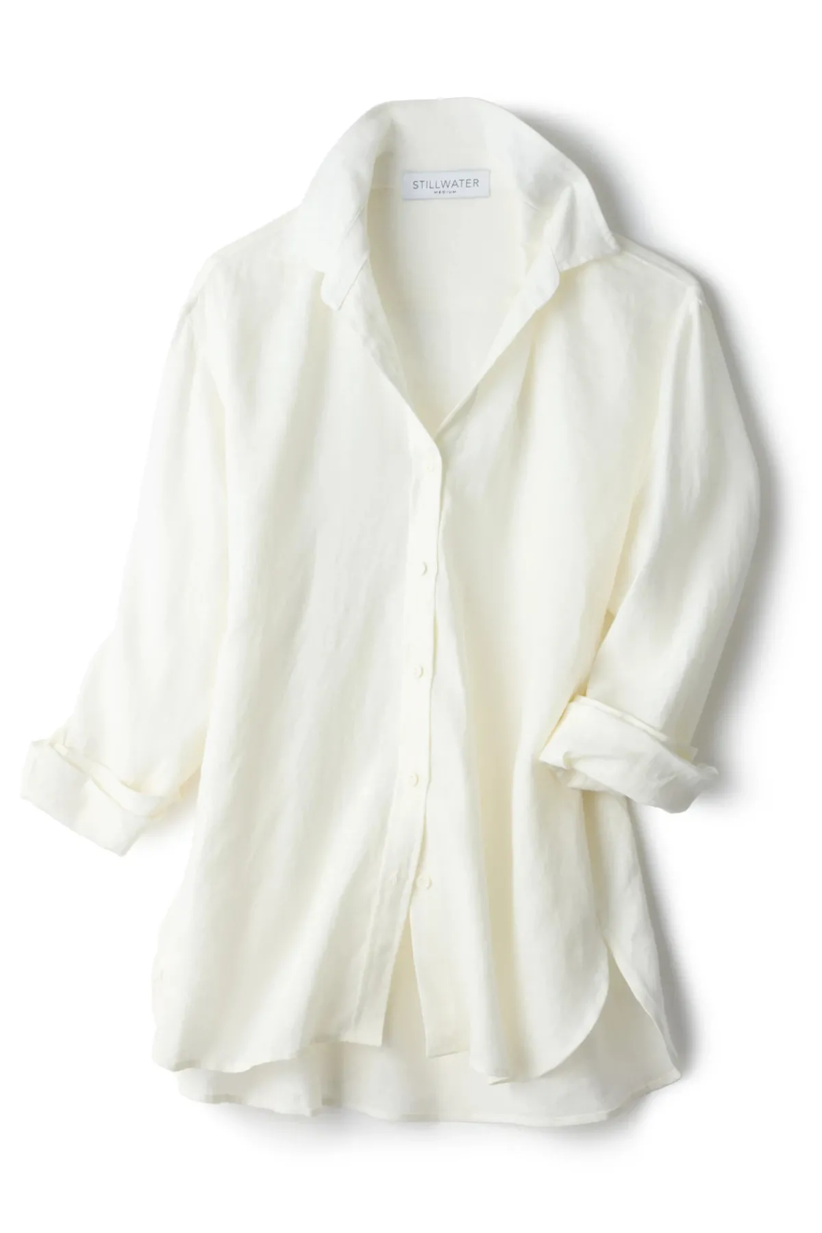 Stillwater Shirt Dresses-The Linen Voile Boy Shirt