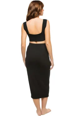 Stillwater Matching Sets|Tops-The Wide Rib Bandeau Layer Tank Top