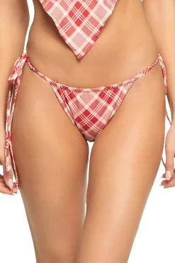 Frankies Bikinis X Bella Hadid Tie Side|Brazilian / Cheeky-Tia Brazilian Bikini Bottom