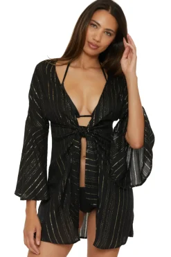 Becca by Rebecca Virtue Kimonos / Robes-Tie Front Kimono