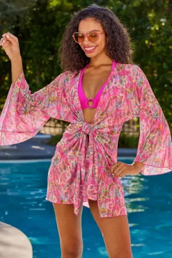 Becca by Rebecca Virtue Kimonos / Robes-Tie Front Kimono
