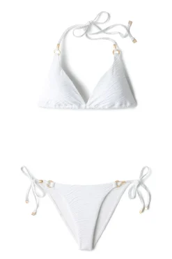 Sea Level High Leg|Tie Side-Tie Side Brazilian Bikini Bottom