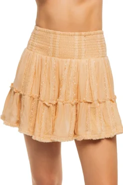 Surf Gypsy Matching Sets|Bottoms-Tonal Textured Skirt