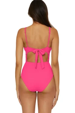 Becca by Rebecca Virtue Plunge|One Pieces-Toni One Piece Swimsuit