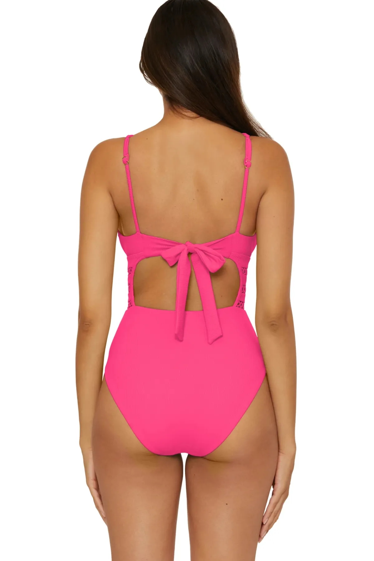 Becca by Rebecca Virtue Plunge|One Pieces-Toni One Piece Swimsuit