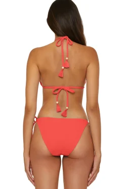 Lucky Brand Triangle|Halter-Triangle Halter Bikini Top