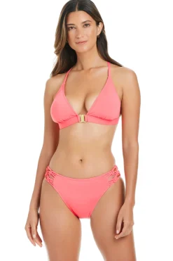 Bleu Rod Beattie Triangle|Bikinis-Triangle Macrame Bikini Top