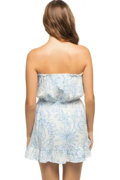 Surf Gypsy Sundresses-Tropical Strapless Mini Dress