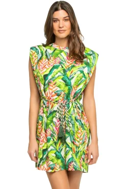 Farm Rio Sundresses-Tropical T-Shirt Dress