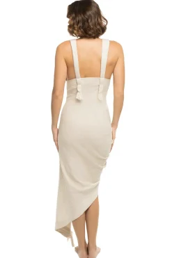 Just Bee Queen Sundresses-Tulum V-Neck Mid Dress