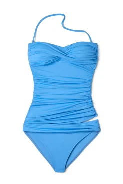 La Blanca Bandeau|Tankinis-Twist Bandeau Tankini Top