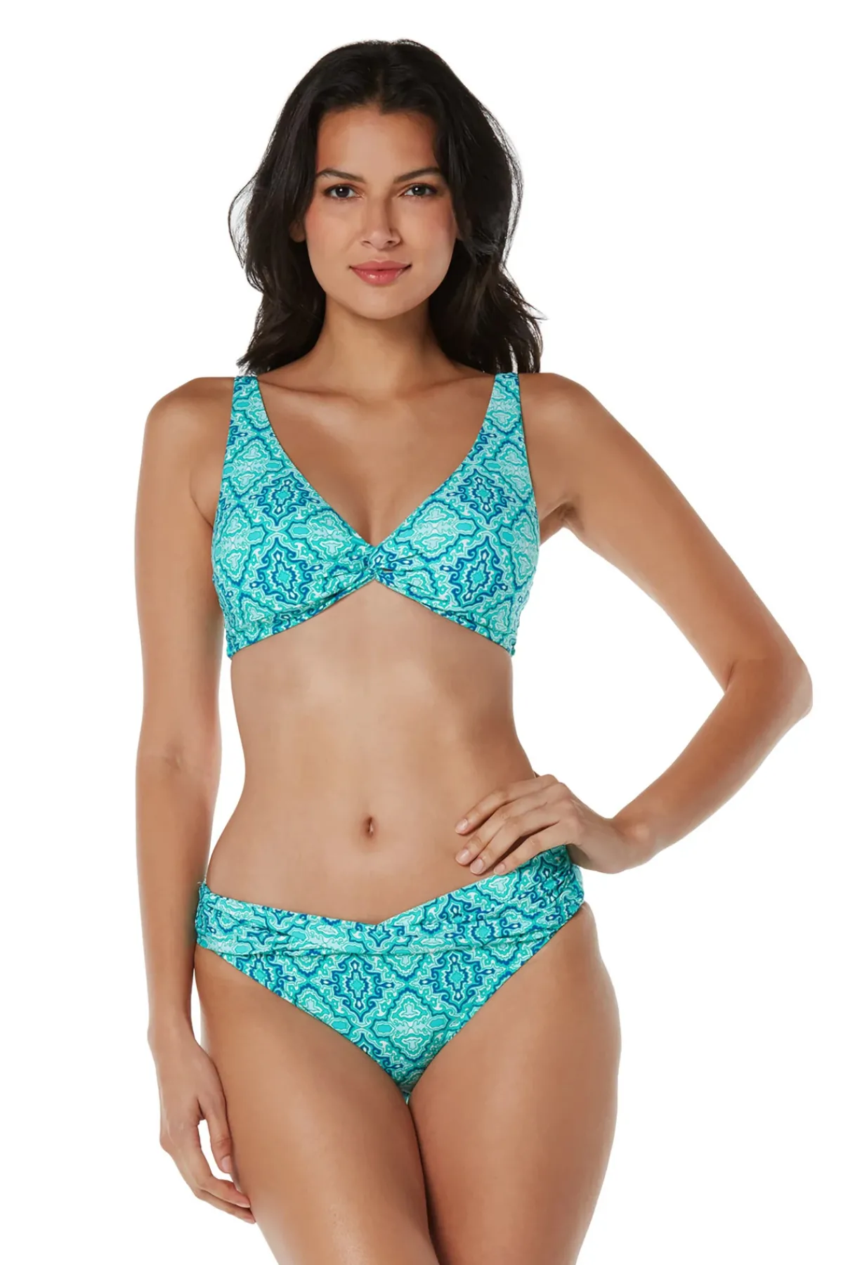 Helen Jon Bralette|Bikinis-Twist Front Bralette Bikini Top