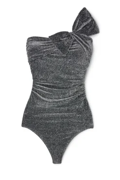 Carmen Marc Valvo Asymmetrical|One Pieces-Underwire Asymmetrical One Piece Swimsuit