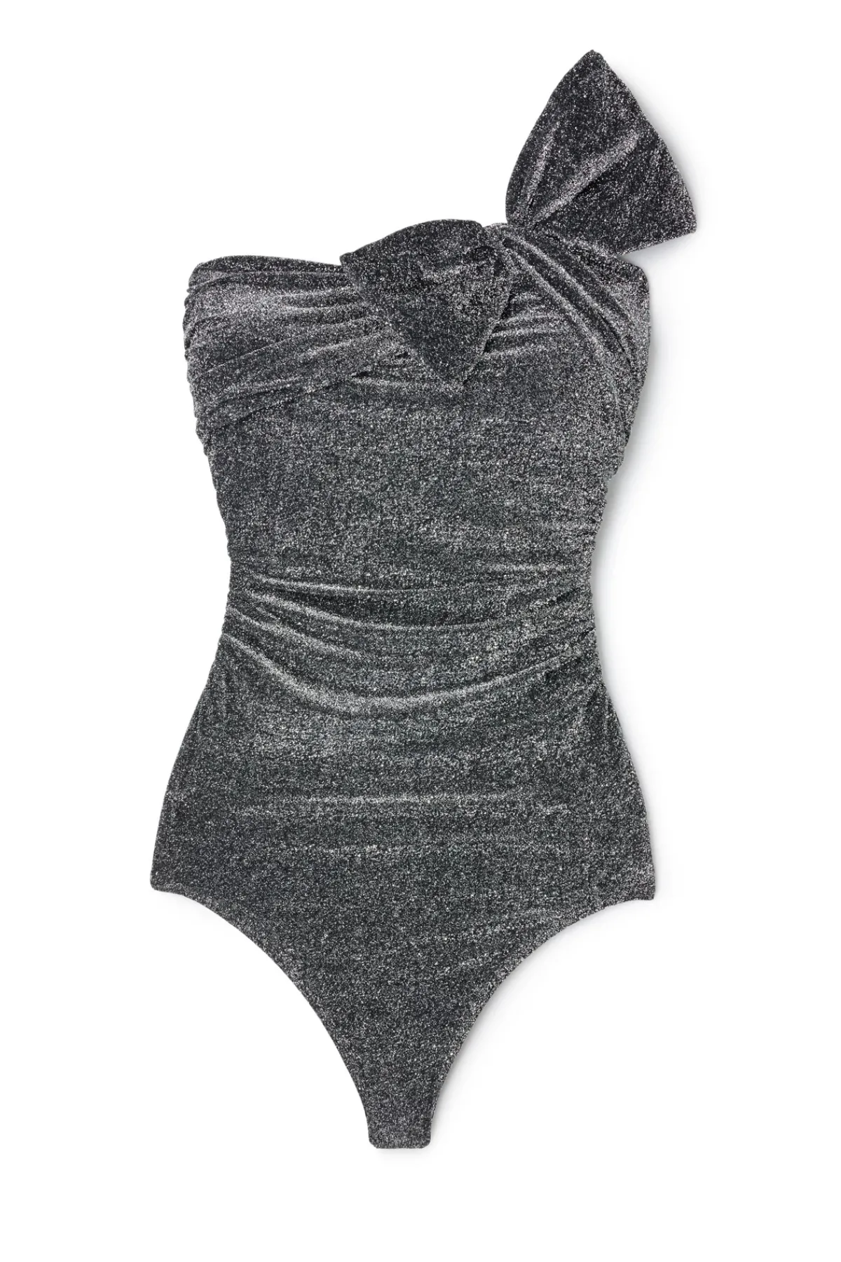 Carmen Marc Valvo Asymmetrical|One Pieces-Underwire Asymmetrical One Piece Swimsuit
