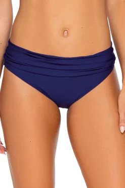 Sunsets Hipster|Bikinis-Unforgettable Shirred Banded Bikini Bottom