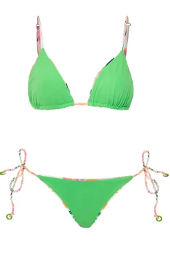 Maaji Triangle|Bikinis-Upbraid Reversible Triangle Bikini Top