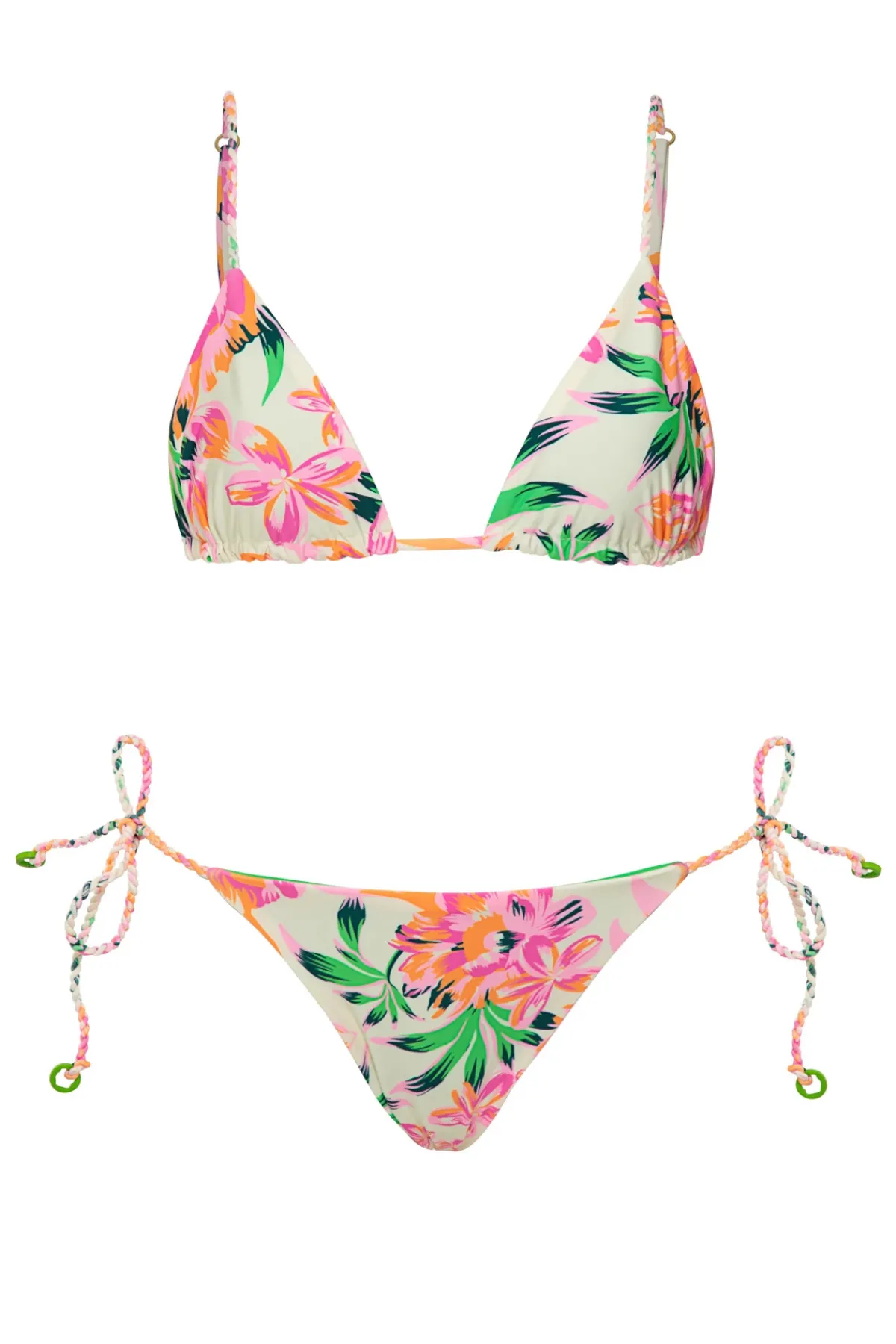 Maaji Triangle|Bikinis-Upbraid Reversible Triangle Bikini Top
