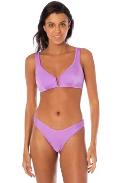 Maaji Bralette|Bikinis-Victoria Reversible V-Wire Bralette Bikini Top