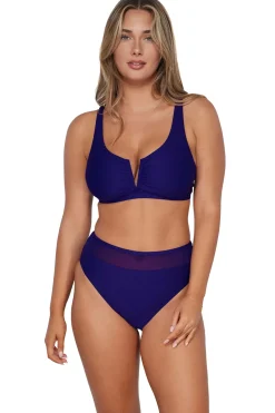 Sunsets Halter|Bikinis-Vienna V-Wire Bikini Top (D+ Cup)