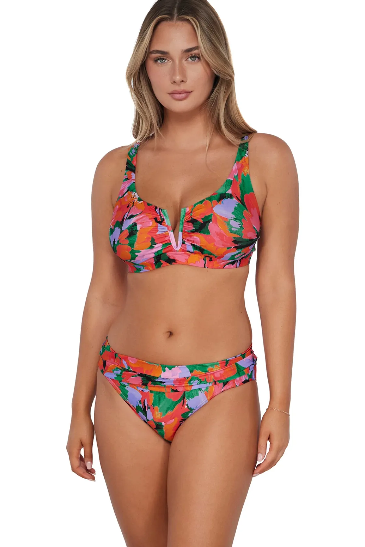 Sunsets Halter|Bikinis-Vienna V-Wire Bikini Top (E-H Cup)