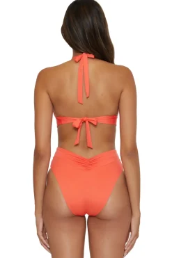 Becca by Rebecca Virtue Bralette|Halter-Viviana Halter Banded Bikini Top