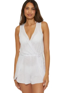 Becca by Rebecca Virtue Jumpsuits / Rompers-V-Neck Surplice Romper