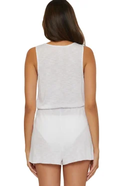 Becca by Rebecca Virtue Jumpsuits / Rompers-V-Neck Surplice Romper