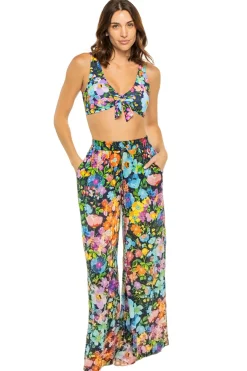 Johnny Was Bottoms-Wild Bloom Cover-Up Pants