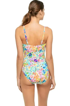 Johnny Was One Pieces-Wild Bloom Square Neck One Piece Swimsuit