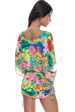 Luli Fama Sundresses-Wild Blooms Mini Dress