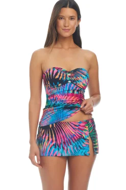 Bleu Rod Beattie Halter|Bandeau-Wild Thing Bandeau Tankini Top