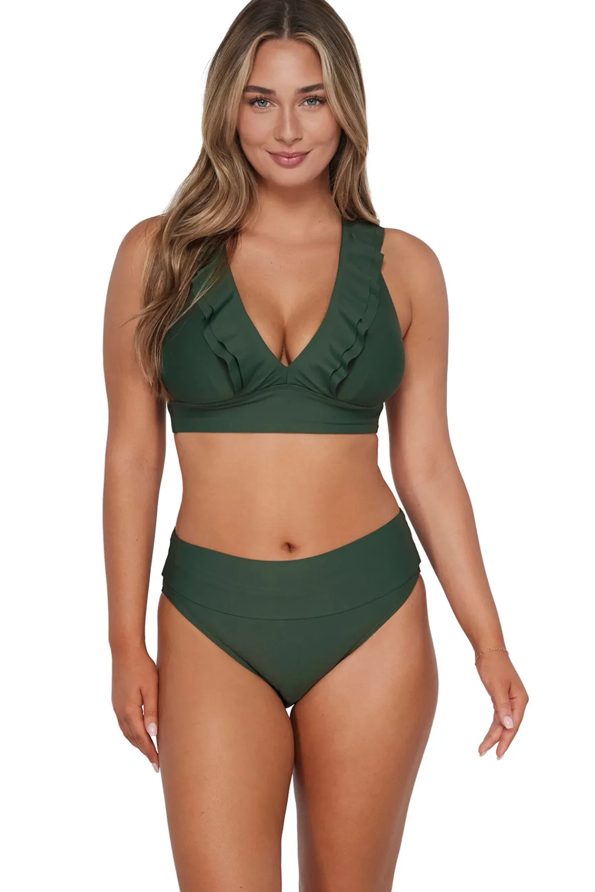 Sunsets Bralette|Bikinis-Willa Wireless Bralette Bikini Top (D+ Cup)